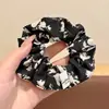 Lenço Quadrado de Tecido Estilo Coreano, Laço de Cabelo Doce Estilo Mori com Renda Vazada, Acessório de Cabelo de Alta Qualidade, Rabo de Cavalo Estilo Francês
