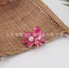 Vestido de Broche de Seda 2025 com Design Tridimensional, Estilo Versátil de Exportação Europeia e Americana, Broche Colorido, Broche de Pérola 1205