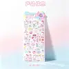 En Stock Entrega Instantánea Sanrio Licencia Oficial Pegatinas de Cristal 3D para Niñas Pegatinas de Decoración DIY