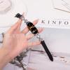 Adecuado para reloj inteligente de pulsera Xiaomi 8/9 generación correa universal de cuero metálico de trébol de cuatro hojas con diamantes