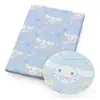 Gatito orejas grandes perro delgado poliéster algodón o tela impermeable elástica de cuatro lados tela para bolsa de patchwork DIY, 1Yc46373