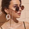 Cadena Popular Europea y Americana para Gafas de Perlas de Imitación para Mujer, Cuerda Sencilla Antideslizante y Antiperdida para Gafas, Accesorios de Cadena Colgante de Moda y Personalizados