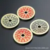24 Fu Shou Gastar Dinero Montaña de Cinabrio Dinero Fantasma Imitación Monedas Antiguas de Cobre Método Antiguo Imitación Artesanía Vieja Baifu Baishou Ji Lenguaje Gastar Dinero Mayoreo