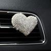 Decoración creativa para salida de aire de coche de arcilla para coche, clip de perfume de diamante para coche