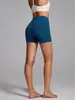 Directo del fabricante: Shorts deportivos de verano de cintura alta, que levantan los glúteos y controlan el abdomen para mujer, talla grande, pantalones elásticos para yoga y ciclismo