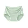 Calzones de modal de tiro medio para mujer talla grande 10A algodón puro antibacteriano fuelle extendido pantalón tipo triángulo sin costuras 10A antibacteriano