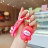 Figuritas de llavero de goma blanda de anime de dibujos animados, colgantes para mochila, accesorios para bolsos, pequeños adornos, al por mayor en stock para tiendas