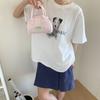 Bolsa Pequena Estilo Ocidental de Alta Qualidade Feminina 2025 Nova Verão Combina com Tudo Bolsa Transversal Moda Simples Portátil Bolsa Bowling