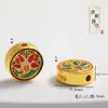 Accesorios DIY Chapados en Oro, Cuentas Espaciadoras de la Fortuna Inspiradas en Zen, Accesorios para Pulseras, Materiales para Cuentas, Joyería de Cuerda Trenzada, Estilo Retro Artístico