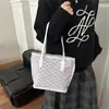 Nuevo Bolso Tote de Diente de Perro de Alta Gama Transfronterizo, Bolso de Diente de Perro de Moda con Diseño de Escamas de Pez, Bolso de Mano para Mujer de un Solo Hombro
