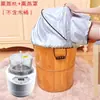 Máquina de Sauna de Vapor, Vaporizador de Vapor, Caja de Sauna de Barril de Madera, Sala de Sauna, Vaporizador para Sudar, Máquina de Sauna de Alta Capacidad de 2.6 Litros
