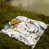 Esterilla de playa transfronteriza de secado rápido, repelente al agua y a prueba de humedad, esterilla de picnic para exteriores, manta de camping