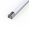 Perfil de Liga de Alumínio para Carcaça de Fita de Luz Dura Canal de Alumínio Montado na Superfície para Luz Linear Kit de Canal de Luz Espessado Carcaça de Lâmpada de PC Acessórios