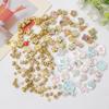 Oro antiguo plata tonta gota aceite mezclado con exquisito colgante de oro arena accesorios de goteo accesorios de colgante diy pulsera trenzada al por mayor