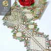 Ribete de Encaje Colorido Bordado de Cuatro Colores Estilo Chino, Patrón Grande, 11.5cm Accesorios de Estilo Étnico, En Stock al por Mayor para Comercio Transfronterizo