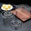 Estante de Acero Inoxidable para Cocinar al Vapor Tapete para Olla Soporte de Trípode Universal Cesta para Cocinar al Vapor Vaporera de Huevos Soporte para Vaporera Doméstica Soporte Alto