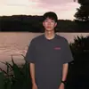 Nova camiseta unissex de algodão pesado estilo americano, manga curta, gola redonda, corte solto, top simples e moderno