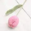 Ramo de Rosas Tejidas a Mano, Ramo de Boda, Hilo Especial para Tejer, Clavel del Día de la Madre, Artículo Popular de Tiktok