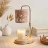 Nueva lámpara de cera para derretir con diseño hueco de moda, lámpara de cera para derretir sin llama de alta gama para aromaterapia, lámpara de mesita de noche para dormitorio, versión de regalo