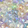 Acrílico de Color Uv Galvanizado con Purpurina Fina Estrella Gruesa de Cinco Puntas Cadena para Teléfono Móvil DIY Pulsera Cuentas Material de Cuentas Sueltas Accesorios de Joyería