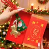 Árbol de Navidad de Oro Puro 999 Llavero de Winnie the Pooh Dorado Colgante para Bolso Cadena de Teléfono de Dibujos Animados Regalo Promocional al por Mayor