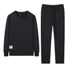 Conjunto Deportivo y de Ocio de Tres Piezas para Hombre Primavera/Otoño para Personas de Mediana Edad y Mayores, Holgado, Versátil, Sudadera de Cuello Redondo, Pantalones Deportivos, Chaqueta tipo cárdigan con cuello mao