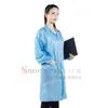 Traje de Sala Limpia Antiestático con Cuello de Botón Rayado Bata de Laboratorio Antiestática Ropa de Trabajo Antiestática Ropa Antiestática