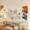 Pared para Exhibir Fotos, Tablero de Exhibición con Clavijas, Pegatinas de Pared de Fieltro, Pared de Fotos, Tablero de Corcho, Tablero de Fondo sin Taladro, Exhibición en Tablero de Fieltro