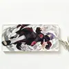 Chaveiros de acrílico do anime Naruto em estoque, pingentes populares para mochila impressos em ambos os lados, atacado em pequena quantidade, entrega rápida