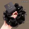 Goma para el pelo de lunares florales versátil estilo coreano para mujer, Goma de pelo de alta gama, Cuerda para el pelo, Elástico para coleta, Accesorio para el pelo