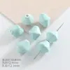 Macaron Diamante Forma Cerámica Cuentas Accesorios Ropa Pulsera Collar Materiales Cuentas Sueltas Hecho a Mano Joyería DIY Porcelana Cuentas