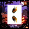 Pegatinas de tatuaje de Halloween con múltiples diseños al por mayor: calabaza, fantasma, araña, calavera, varias cicatrices sangrientas, heridas falsas