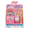 Conejo rosa Yiyan cocina refrigerador mini tocador pastel fiesta simulación herramientas médicas niña casa de juegos juguete lote