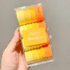 Elástico de borracha alta cor anel de toalha crianças e meninas rabo de cavalo lata corda de cabelo simples acessórios de cabelo corda para cocar cocar
