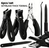 Set Especial de Cortauñas Nuevo Modelo Transfronterizo Herramientas de Pedicura Pinzas de Pico de Águila Set de Artefactos para Uñas de los Pies Grises Transfronterizo