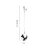 Colher de Aço Inoxidável 304 com Alto Valor Estético, Colher Criativa em Formato de Gato, Colher de Sobremesa, Colher de Sorvete, Garfo de Frutas, Colher de Café, Colher Pequena