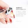 Base de metal para prática de nail art, placa de metal para unhas, suporte magnético forte para placa de metal de acrílico, ferramenta de exibição com gema de cristal e ímã