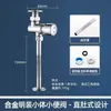 Válvula de descarga para mingitorio para proyecto escolar, baño, inodoro de hombres, tipo de pulsación manual de latón, grifo con interruptor universal automático retardado
