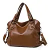 Bolso Retro de Comercio Exterior Transfronterizo para Mujer Nuevo Color Sólido Simple para Viaje de Negocios Gran Capacidad Bolso de Madre Bolso de Hombro Cruzado
