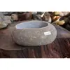 Macetas Pequeñas de Inspiración Zen, Macetas de Piedra, Macetas para Suculentas, Macetas para Juncos, Macetas para Hierba del Dinero, Macetas de Piedra Natural para Acuarios, Macetas Creativas para Narcisos