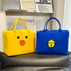 Bolsa de Viaje de Fieltro de Dibujos Animados Bolso de Mano de Fieltro Lindo Personalizado Bolsa Portátil para Guardar Cosméticos Neceser Personalizado
