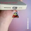 Protetor de Poeira para Celular Gato Raivoso Acrílico Popular Transfronteiriço 2D Pingente Tipo-C Fofo