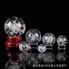 Bola de Cristal Burbuja Característica de Agua de Oficina Decoración para el Hogar Bola de Cristal Transparente K9 Buena Suerte Esfera Creativa de Escritorio