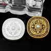 Botones Metálicos Repujados Cuadrados Incrustados con Diamantes Estilo Retro, Abrigo Suéter de Punto de Alta Gama Estilo Pequeño Fragante, Botones Decorativos Versátiles