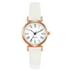 Reloj de mujer de alta venta transfronteriza popular en transmisiones en vivo reloj con correa de cuero reloj de cuarzo de cristal de alta gama para mujer reloj de pulsera de moda