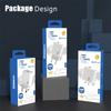 Cargador de Pared para Comercio Exterior 5V1A Estándar Europeo Americano Británico Cargador Rápido 33W Qc3.0 Usb Cargador de Teléfono Móvil Kit