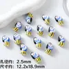 Animales de Cerámica Pintados a Mano Gatitos y Cachorros Cuentas Sueltas Hecho a Mano Pulsera DIY Collar Correa de Reloj Accesorios de Joyería Material Cuentas