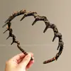 Ferramenta para arrumar o cabelo de adulto para mulheres, faixa de cabeça para lavar o rosto que não aperta a cabeça, faixa de cabeça dentada de alta qualidade para coroa alta, acessório de cabelo, presilha de cabelo