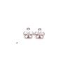 Directo de fábrica nuevo verano Perla flor de cerezo pétalos elegante todo-partido diy joyería aleación pendientes colgante