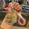 Llavero de Oro Puro 999, Colgante para Teléfono, Regalo de Cumpleaños para Parejas y Amigos, Pegatina Dorada para Teléfono para Bolsos